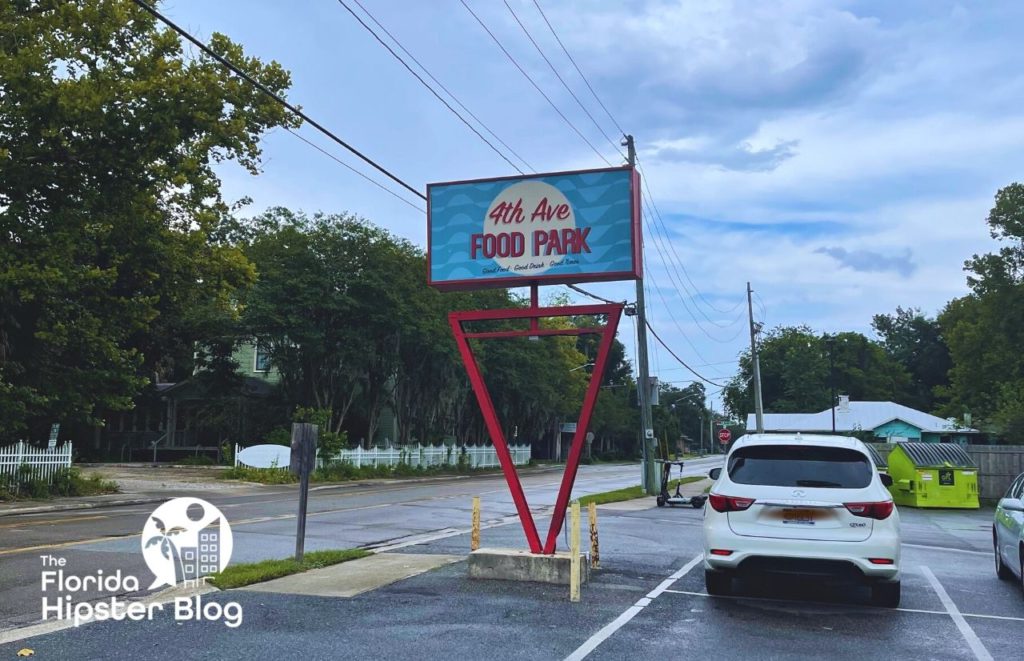 4th Avenue Food Park Gainesville, Florida sign. Keep reading to uncover the best things to do when visiting Gainesville. 