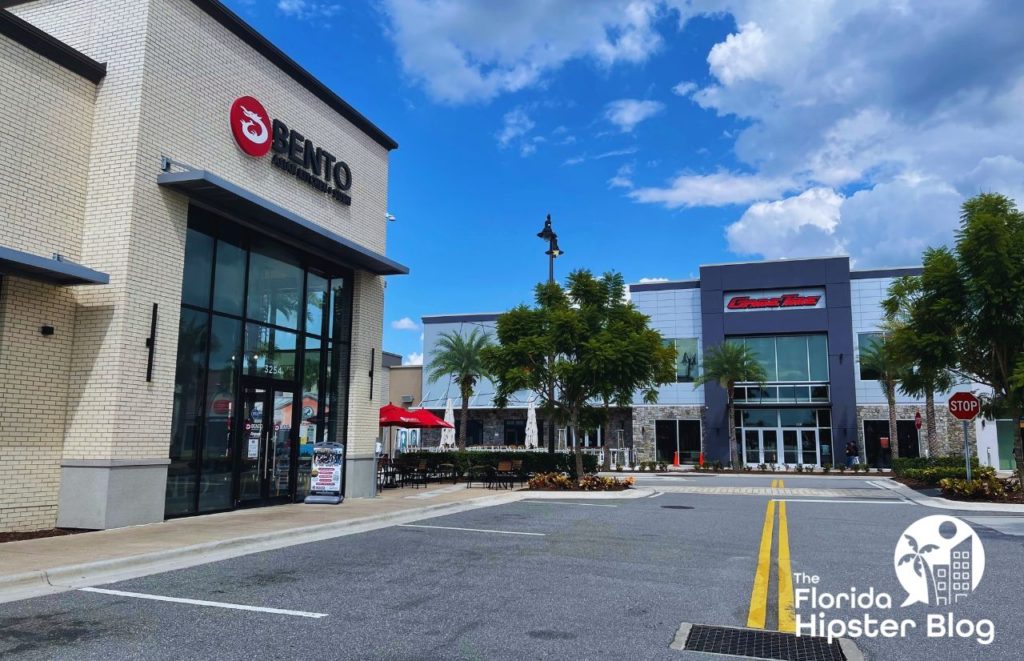 Bento Restaurant Exterior Orlando Kissimmee Florida Sunset Walk