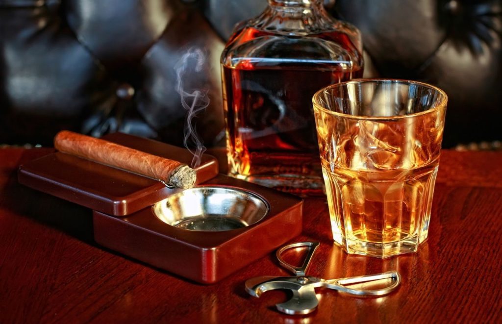 Cigar Lounge at Fluid Lounge Gainesville Florida. Keep reading to discover the best things to do in Gainesville at night.