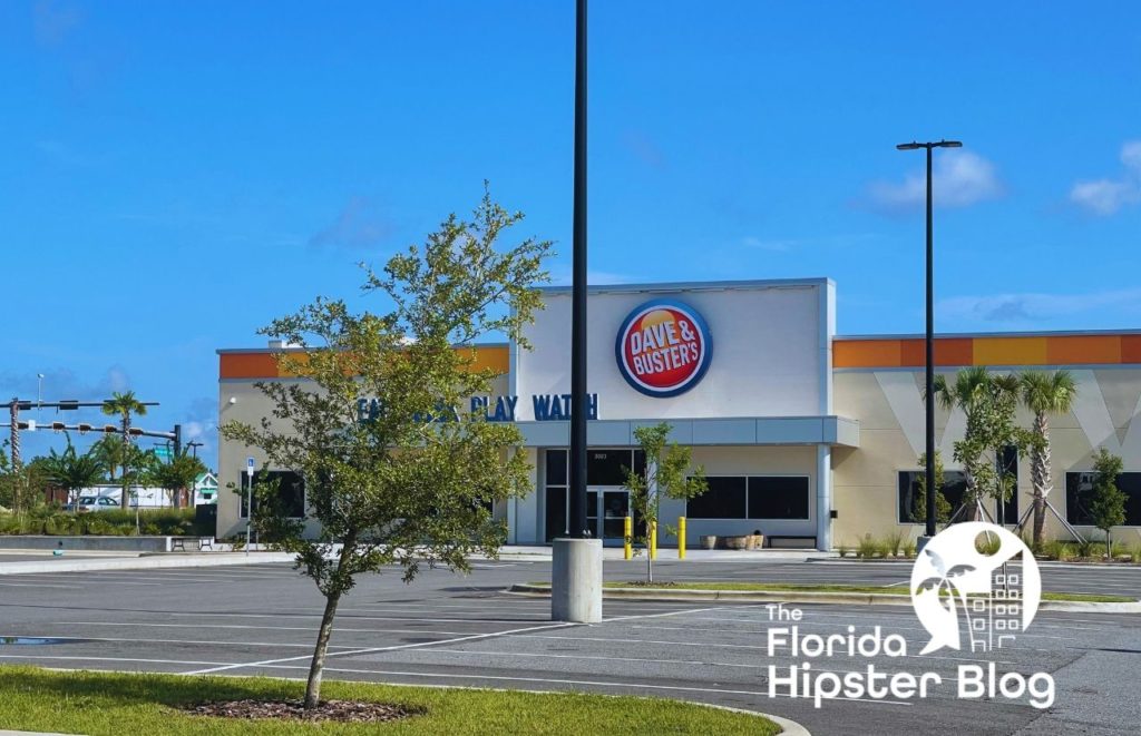 Dave and Busters at Gainesville Florida Celebration Pointe. Keep reading to discover more free things to do in Gainesville.