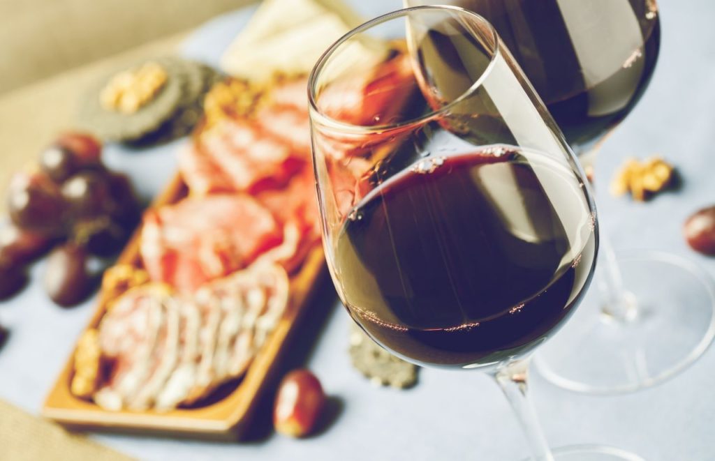 Charcuterie and red wine. Keep reading to learn more about the best lunch in Gainesville. 