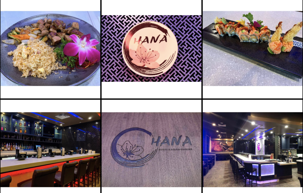 Hana Sushi and Asian Cuisine .One of the best places to get sushi in Gainesville, Florida.