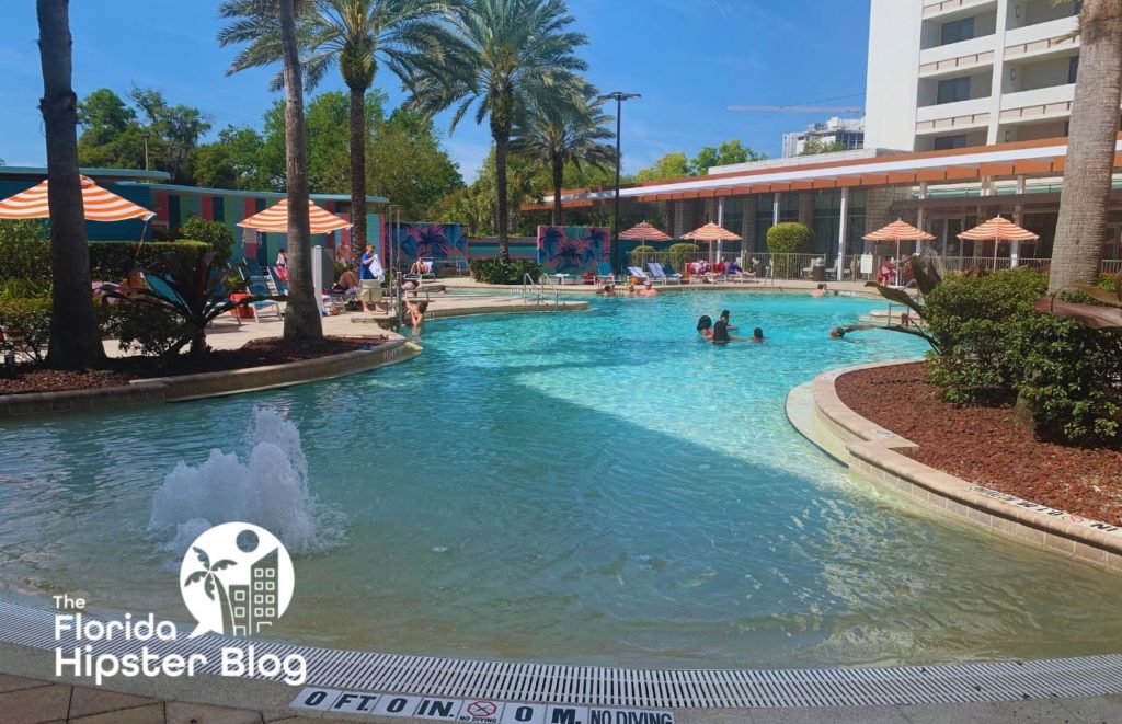 Holiday Inn Disney Springs Pool Area. Keep reading for the full guide to Holiday Inn Disney Springs. 