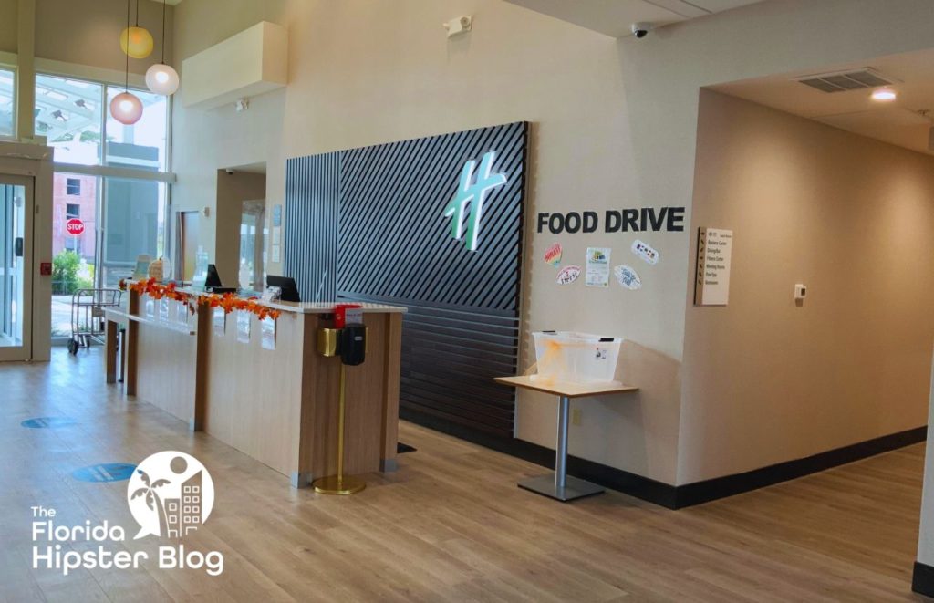 Holiday Inn Orlando Lobby Desk. Keep reading to find out more about Holiday Inn and Suites International Drive South in Orlando, one of the best hotels on International Drive.  