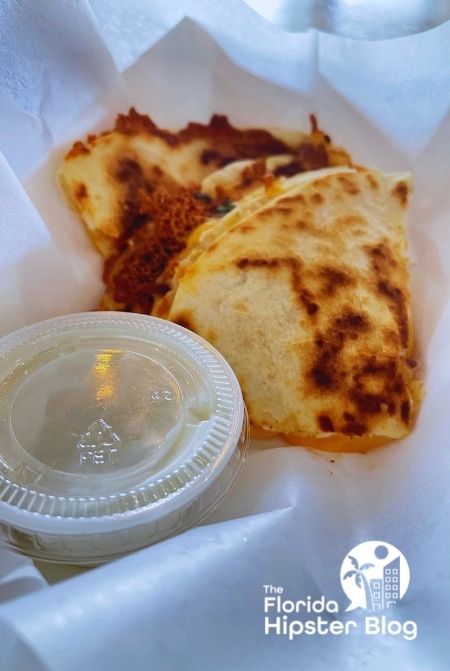 Sublime Tacos Gainesville Florida 4th Ave Food Park Chicken Quesadillas.  Keep reading to discover the best food trucks in Gainesville.
