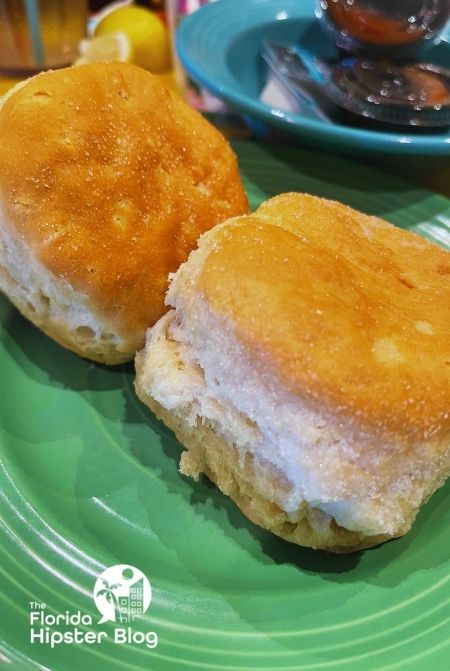 The Flying Biscuit Cafe Gainesville Florida fluffy biscuits. One of the best places to get breakfast in Gainesville, Florida.