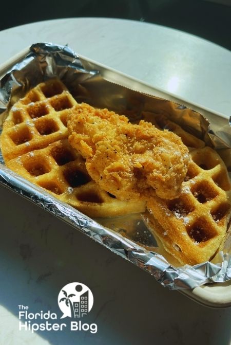 The Gather Lounge Chicken and Waffles Breakfast Hotel Indigo Gainesville Florida. Keep reading to discover the best things to do in Gainesville at night.