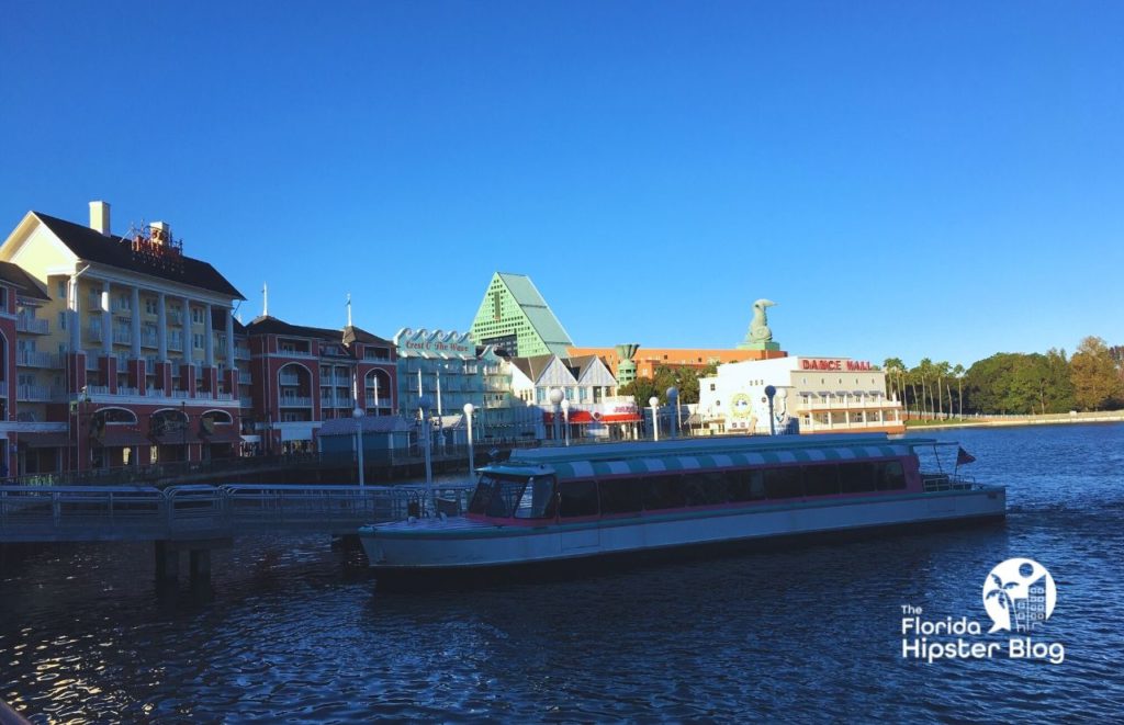 Boardwalk Disney Friendship Boat. Keep reading to learn how to How to Get From Epcot to Hollywood Studios for your Disney vacation.