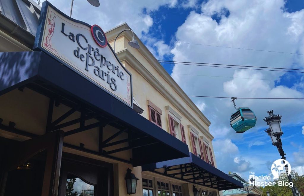 La Creperie de Paris with Disney Skyliner. Keep reading to learn how to How to Get From Epcot to Hollywood Studios for your Disney vacation.