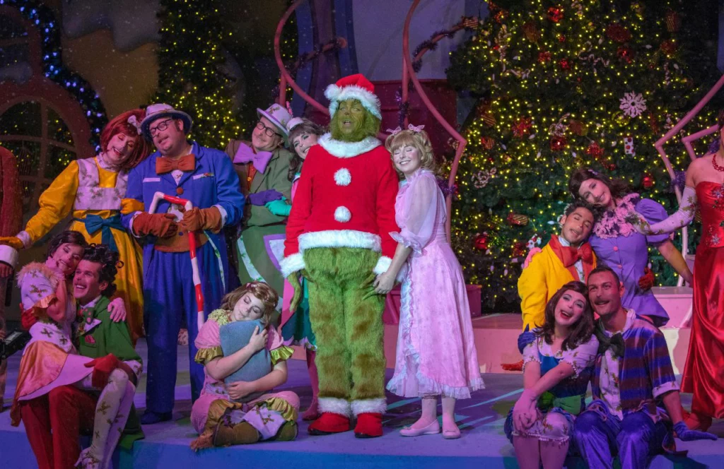 Grinchmas-during-Christmas-at-Universal-Islands-of-Adventure. One of the best things to do in Orlando at Christmas.