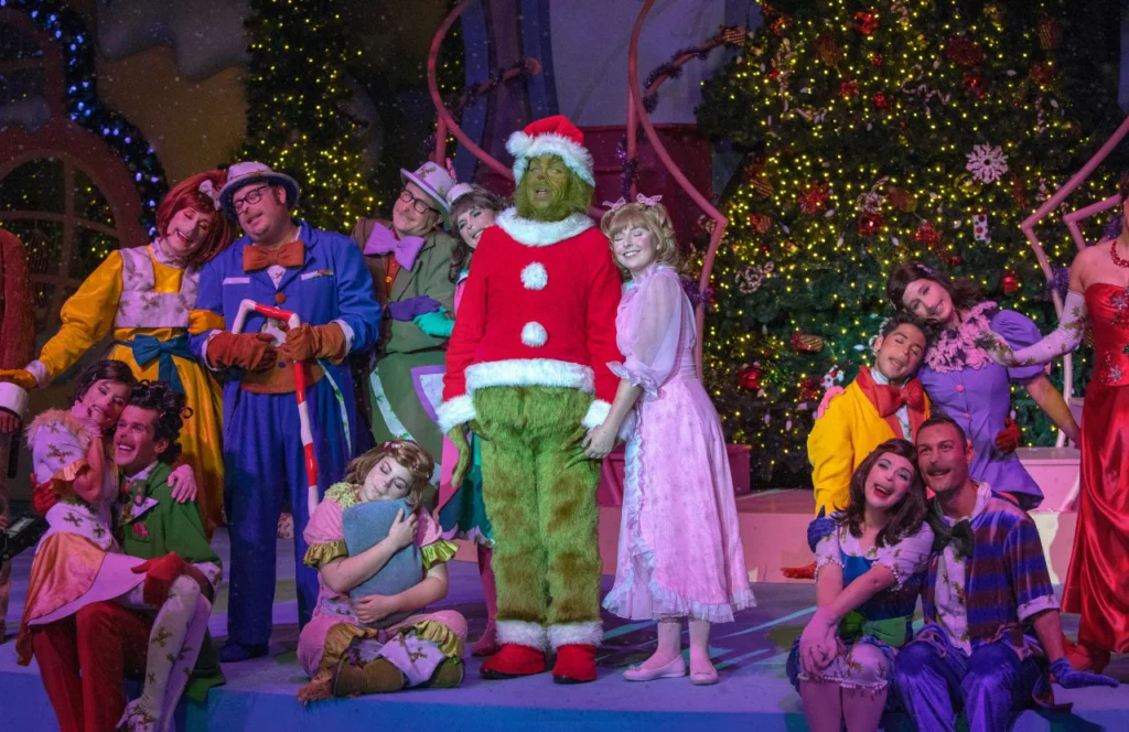 Grinchmas-during-Christmas-at-Universal-Islands-of-Adventure. One of the best things to do in Orlando at Christmas. Keep reading to discover more Christmas in Orlando events.