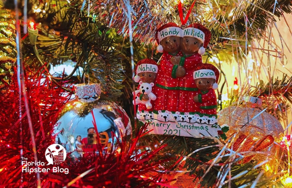 SeaWorld Orlando Christmas Ornament.   Keep reading to learn more about Christmas in Florida. 