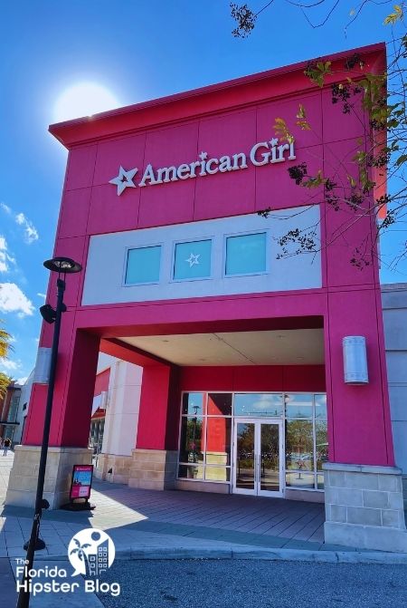  Exterior of American Girl Bistro Orlando Florida. Keep reading to learn more about the best kid restaurants in Orlando. 