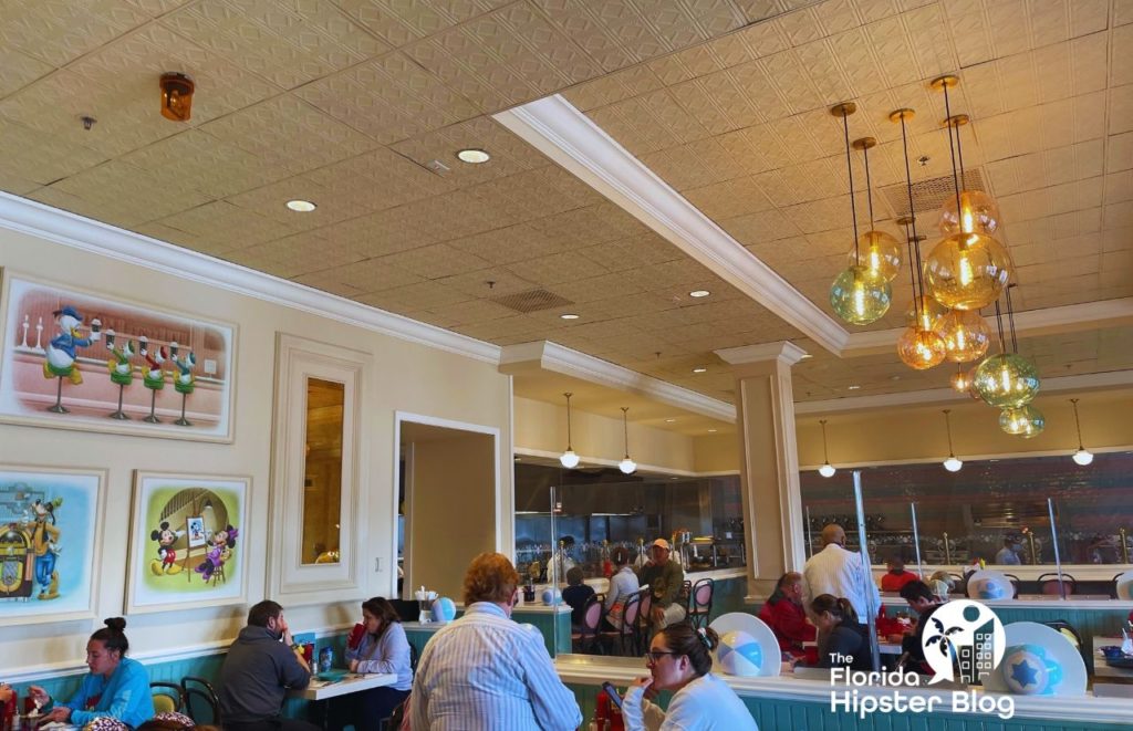 Beaches and Cream Soda Shop at Disney Beach Club Interior. Keep reading to get the full guide on the best dessert in Orlando. 