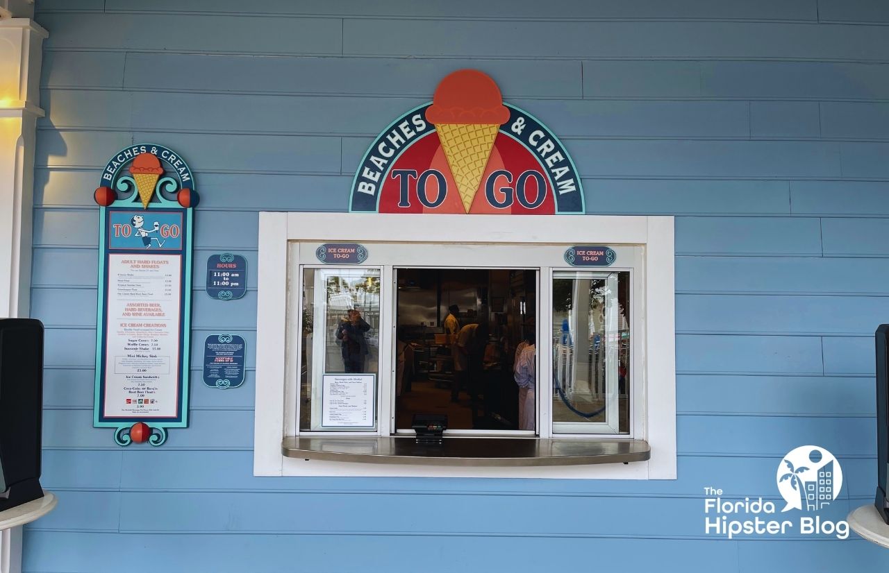 Beaches and Cream Soda Shop at Disney Beach Club To Go Area. Keep reading to find out all you need to know about ice cream in Orlando.