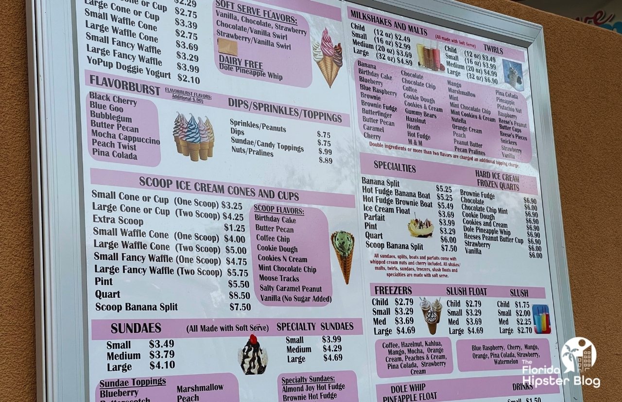 Twistee Treat Lake Buena Vista Menu. Keep reading to find out more about the best ice cream shops in Orlando.