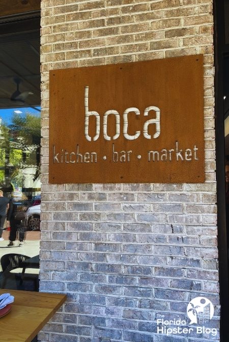 Winter Park Florida Boca Kitchen Bar Market Entrance. Keep reading to learn more about the best brunch in Winter Park.  
