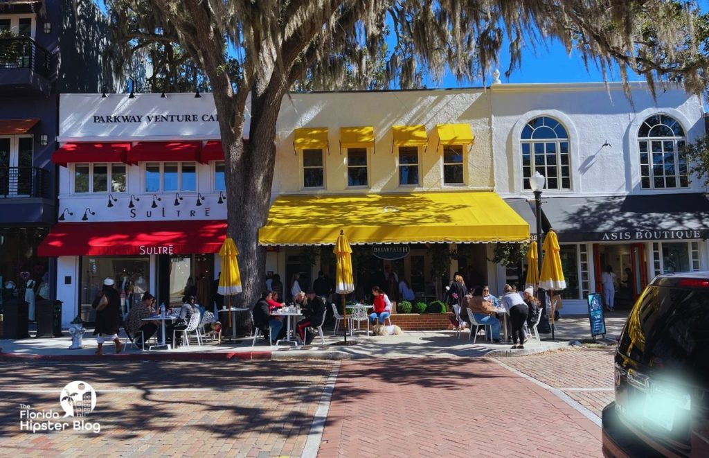 Winter Park Florida Briarpatch Front Entrance making it one of the best places to have brunch in Winter Park, Florida. Keep reading to find out more about brunch in Winter Park.