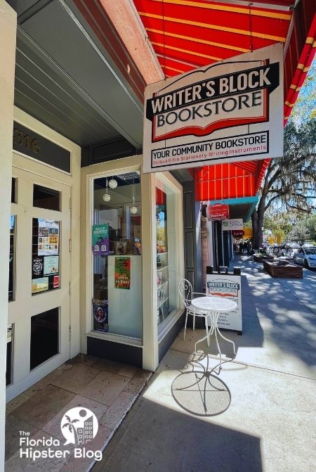 Winter Park Florida Writer's Block Bookstore on Park Avenue Downtown. Keep reading to find out all you need to know about how to plan the best day trip from Orlando.  