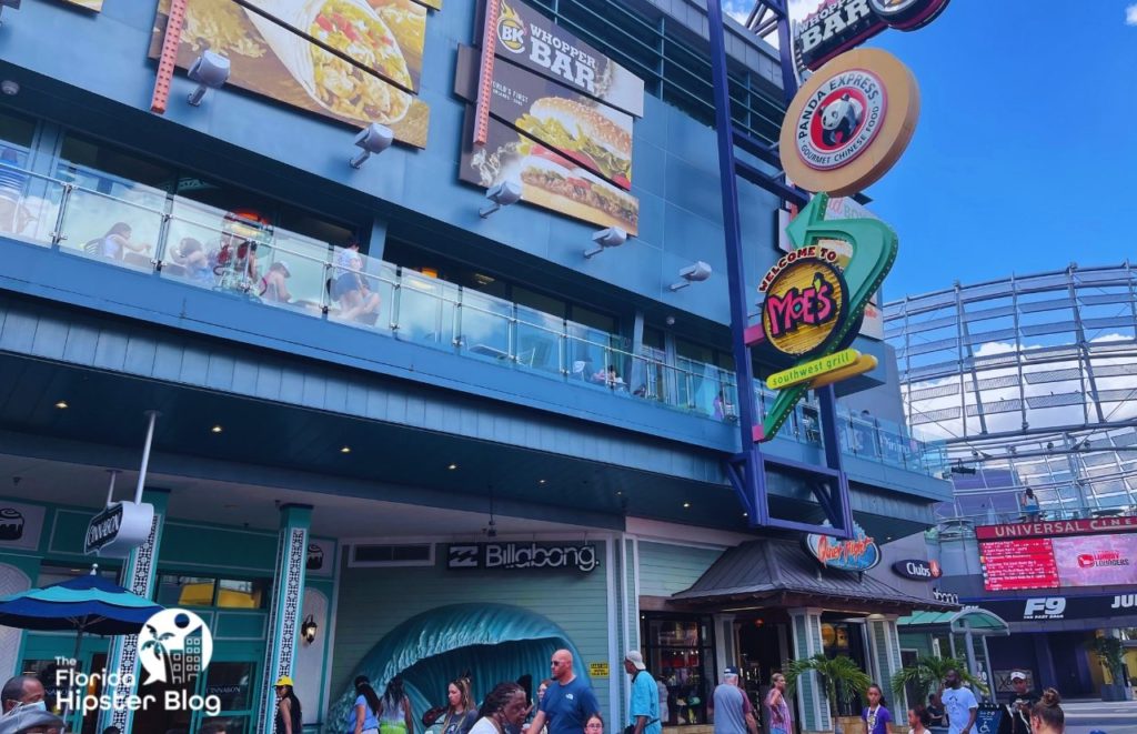 Citywalk Orlando Restaurants and colorful signs. Keep reading to find out all you need to know about Orlando nightlife.