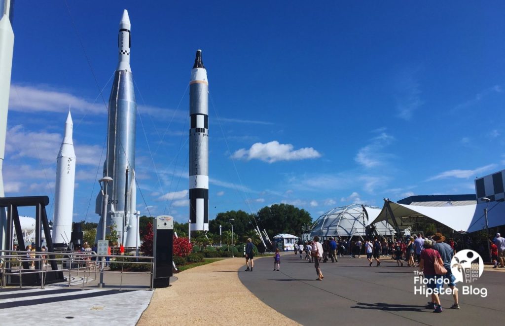 Kennedy Space Center Rocket Garden NASA. Keep reading to find out more about the best things to do in Orlando for couples.