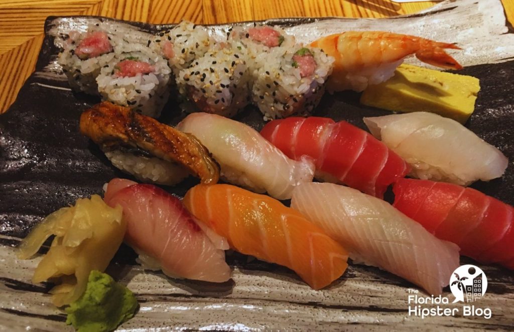Morimoto Asia in Orlando Nigiri Platter with Spicy Tuna