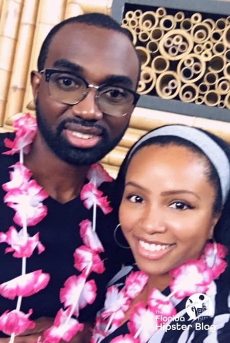 NikkyJ enjoying a date night at Polynesian Resort at Disney Trader Sams. Keep reading to find out more about things to do in Orlando tonight.