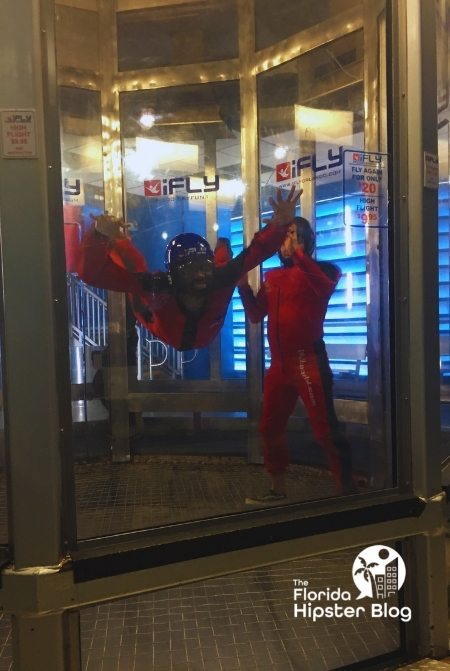 Orlando iFly Indoor Skydiving. Keep reading to find out things to do in Orlando for couples.