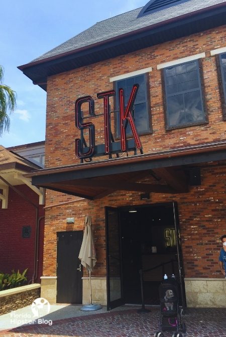 STK Front Entrance Orlando Florida. Keep reading to learn more about the best steakhouse in Orlando.