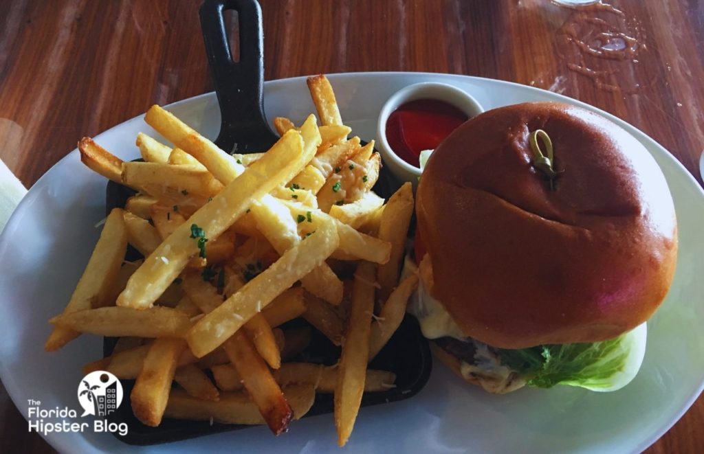 STK Steak burger and Fries Disney Springs Orlando Florida. Keep reading to find out all you need to know about Orlando steakhouses.