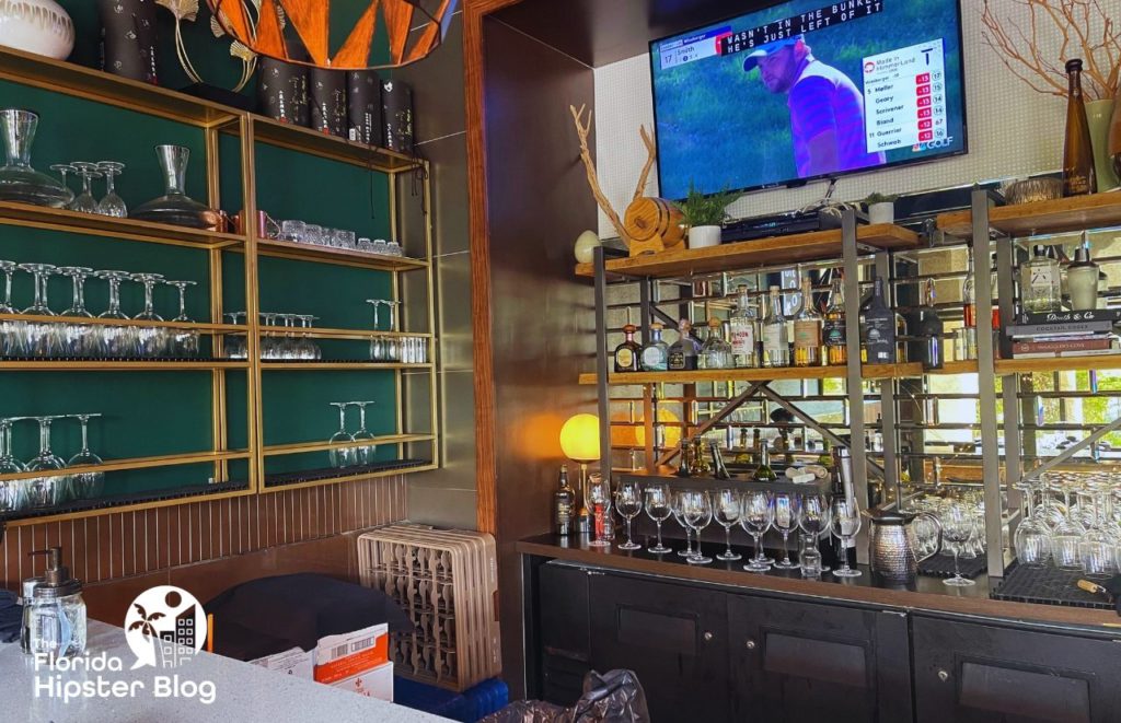 The bar area at Seito Sushi in Orlando, Florida. Keep reading for more on the best restaurants in Orlando, Florida.
