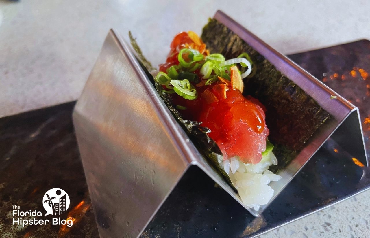 A meal at Seito Sushi in Orlando, Florida.