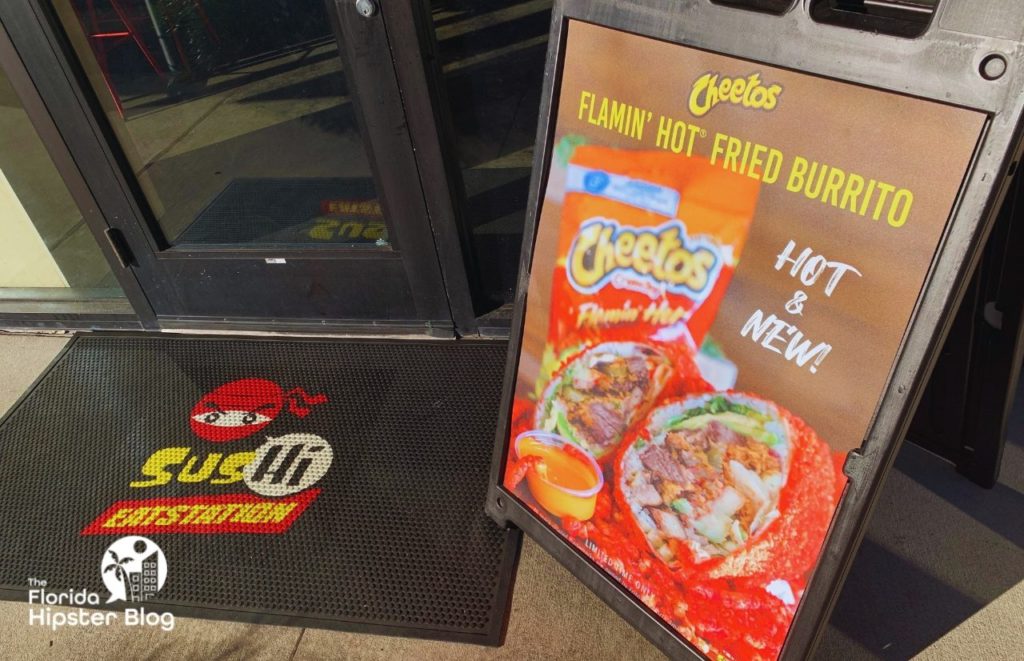 SusHi Eatstation in Orlando Flamin Hot Fried Burrito