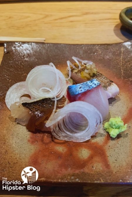 Sushi in Orlando at Kadence Japanese Barracuda and Yellowtail Sashimi