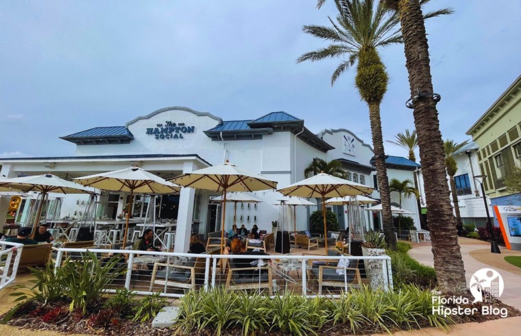 The Hampton Social Entrance in Orlando Florida. Keep reading to see what are the best places to get breakfast on International Drive in Orlando Florida.