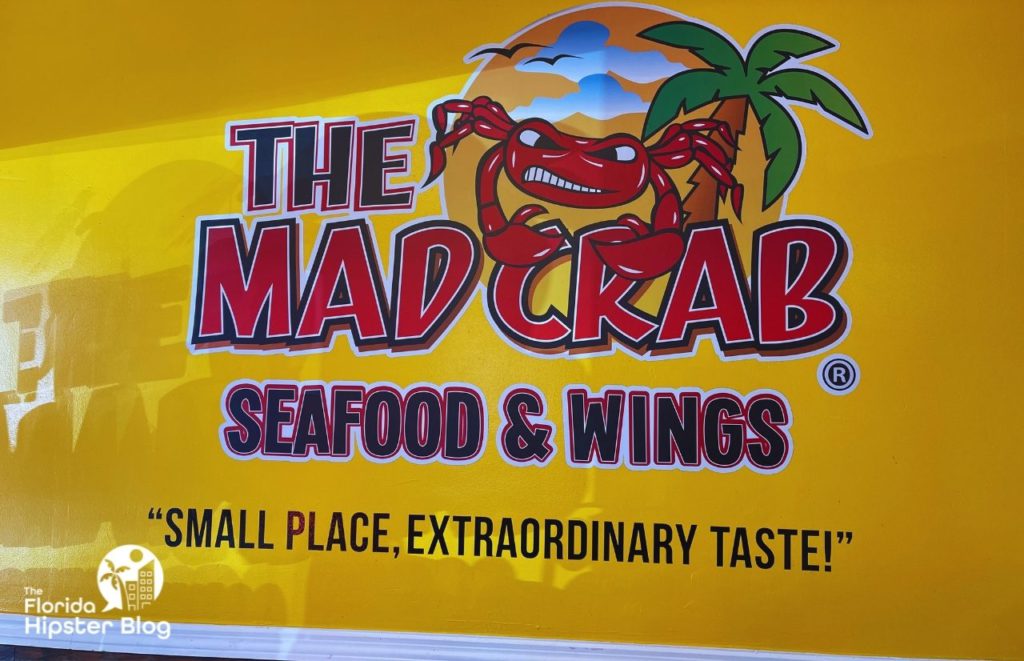 The Mad Crab Seafood and Wings logo in Orlando, Florida. Keep reading for more places to get the best crab legs in Orlando, Florida. 