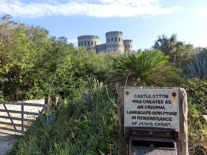 Castle Otttis in Florida Done in Remembrance of Jesus Christ Landscape Sculpture. Forts and Castles in Florida.