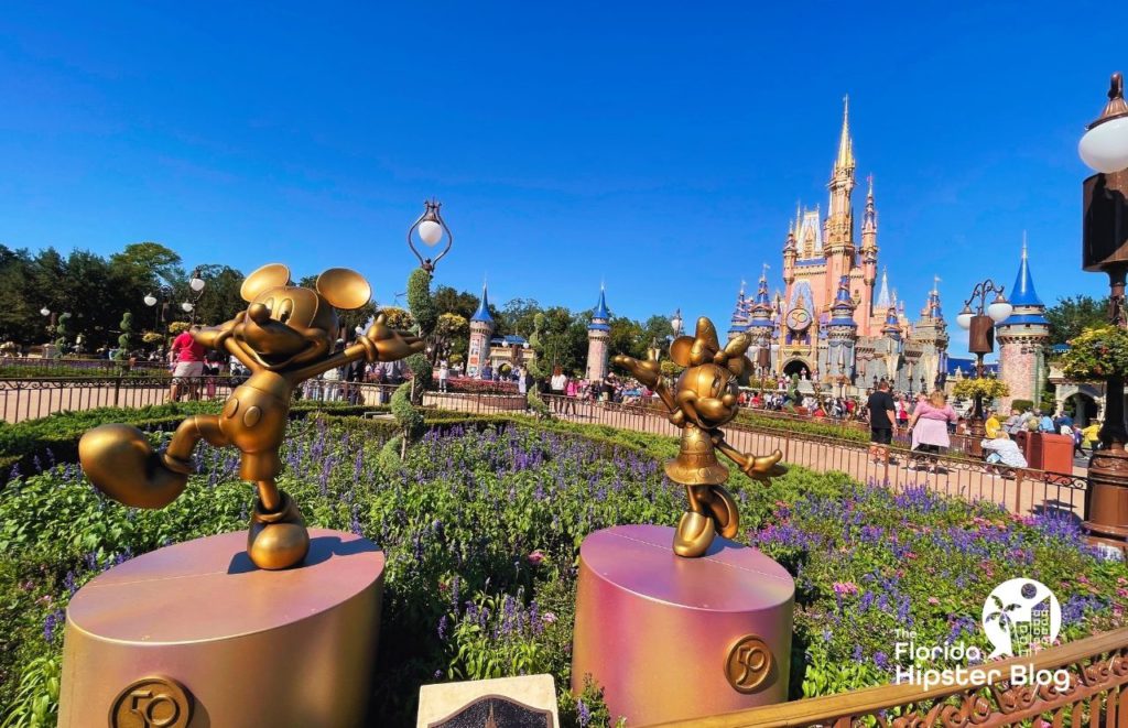 Cinderella Castle at Disney Magic Kingdom Castles in Florida.