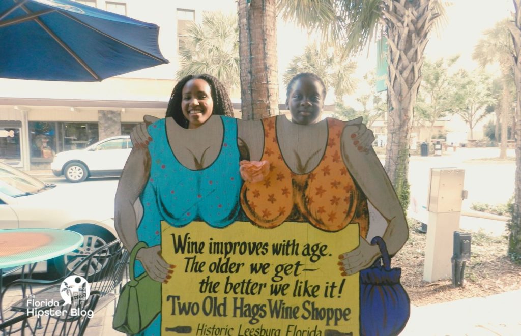 Downtown Leesburg, Florida NikkyJ at Two Old Hags Wine Shoppe. Keep reading to find out the best things to do in Leesburg Florida.