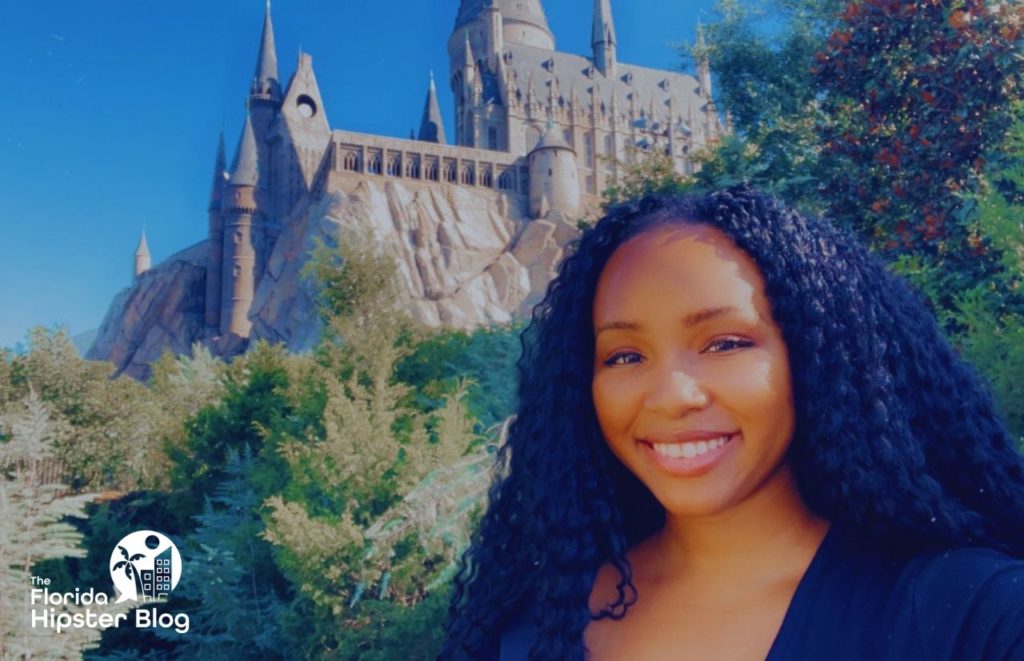 NikkyJ visiting Hogwarts Castle at Islands of Adventure Universal Orlando Resort. Keep reading to find out all you need to know about things to do in Orlando for your birthday.