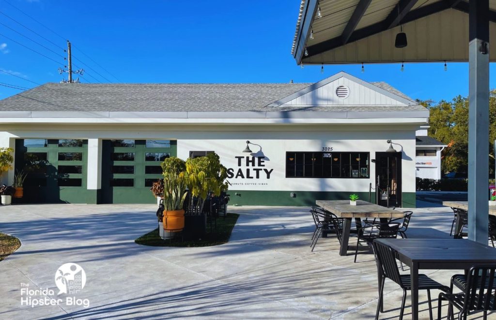 The Salty Dog Donut Shop in Orlando Florida. Keep reading to find out where to go for the best dessert in Orlando. 