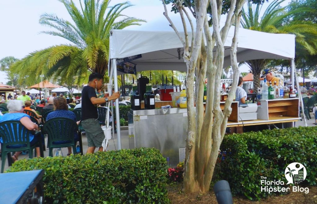 The Villages Florida Town Square market. One of the best things to do in Florida for the 4th of July and Independence Day