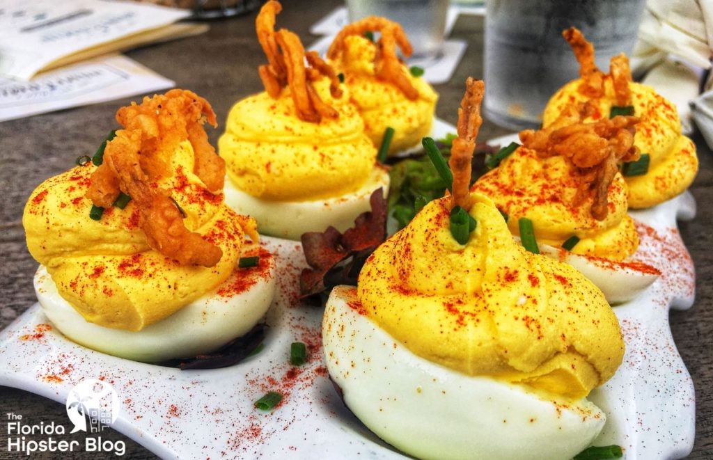 Chef Art Smith's Homecomin Brunch in Disney Springs Deviled Eggs