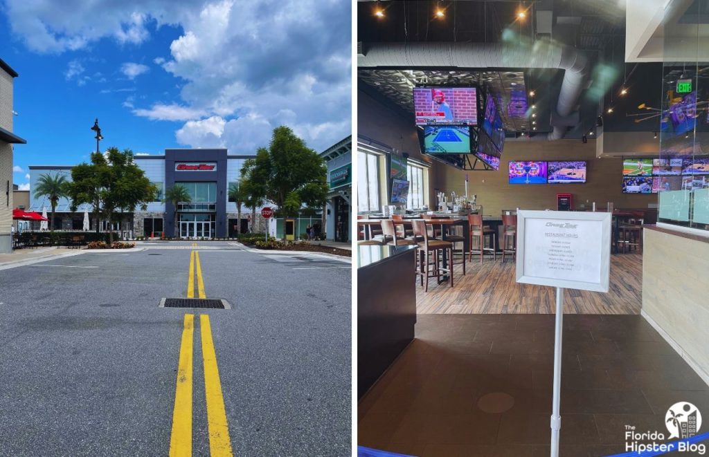 GameTime Entrance and Bar Area. Keep reading to find out more ideas for Orlando with toddlers and babies. 