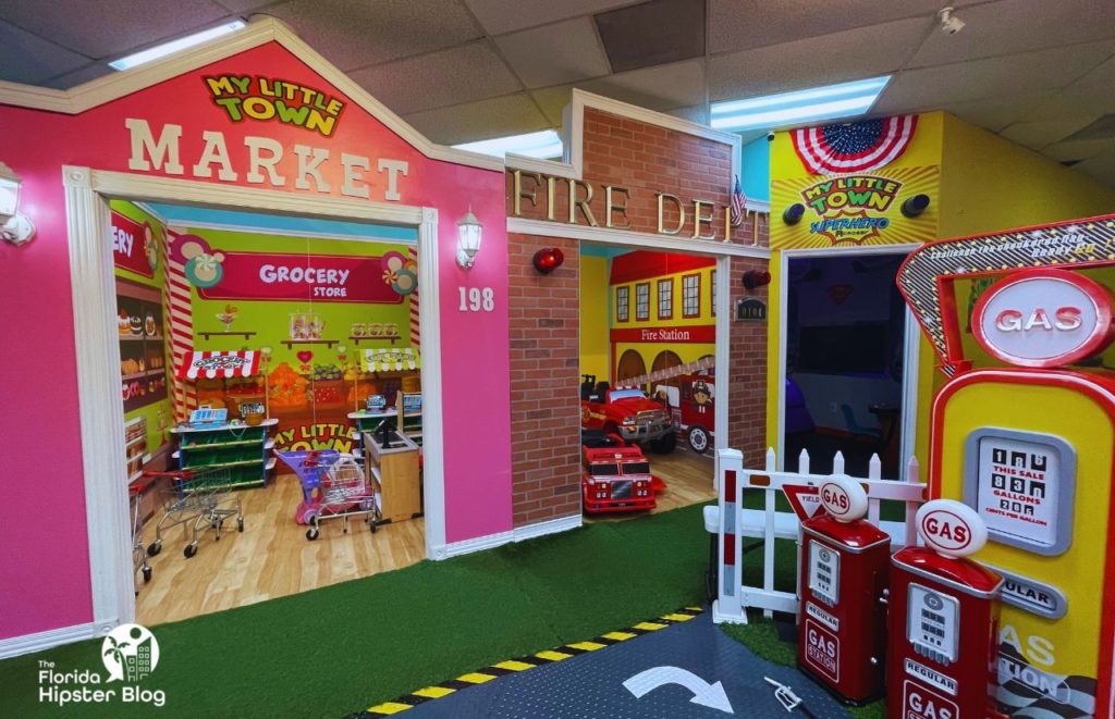 My Little Town in Orlando Florida Market and Fire Department. Keep reading to discover more fun things to do in Orlando with toddlers. 