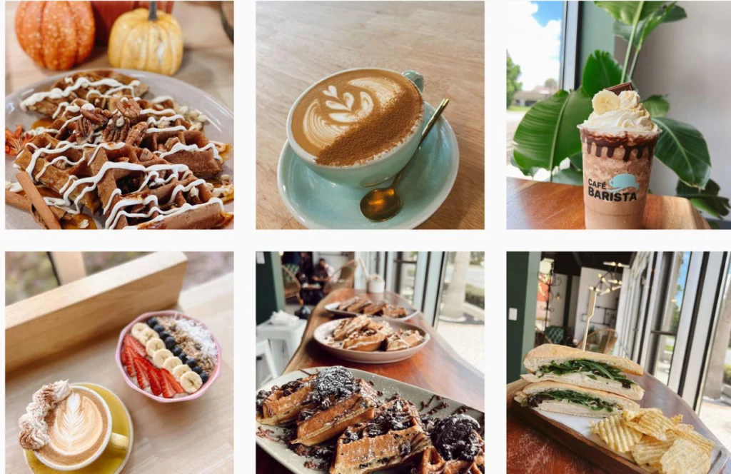 Cafe Barista in Kissimmee, Florida Instagram Page