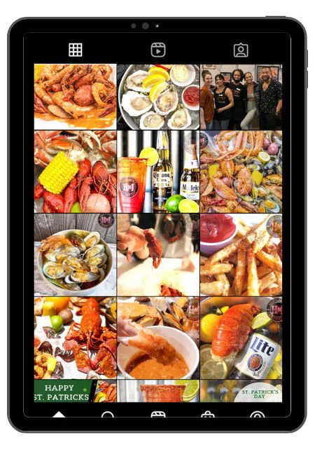 Meals and drinks on the Instagram page at the Hot N Juicy Crawfish in Orlando, Florida. Keep reading for more places to get the best crab legs in Orlando, Florida. 