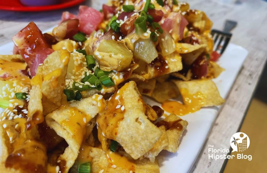 Island Wing Company Loaded Tuna Nachos