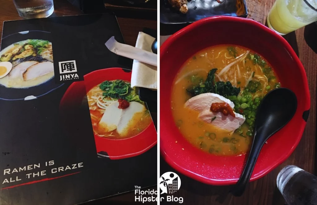 Jinya Ramen Restaurant in Orlando, Florida. Keep reading to get the best lunch in Orlando!