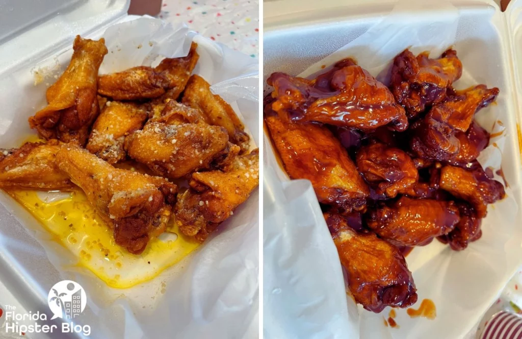 Josies Pizza and Wings Parmesan Garlic Wings and Teriyaki Wings. Keep reading to get the best wings in Orlando, Florida.